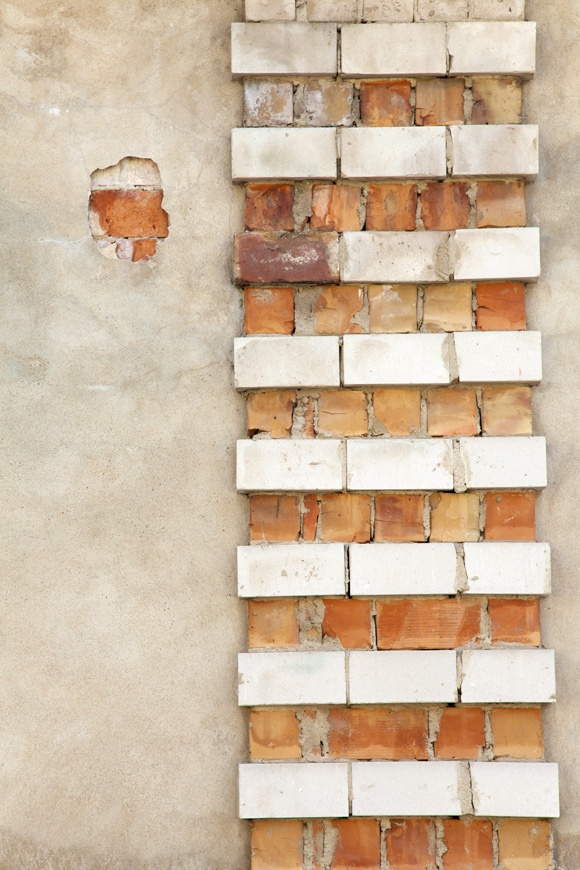 photo series, surfaces V, bricks and walls, 2010-12, by Charlie Alice Raya